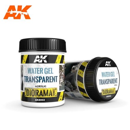 Vignettes texture products - WATER GEL TRANSPARENT - 250ml (Acrylic)