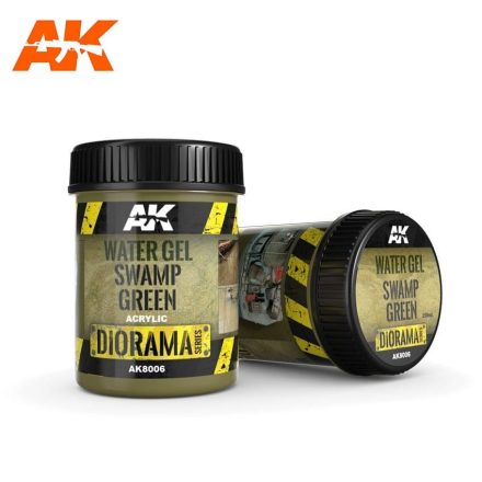 Vignettes texture products - WATER GEL SWAMP GREEN EFFECTS - 250ml (Acrylic)
