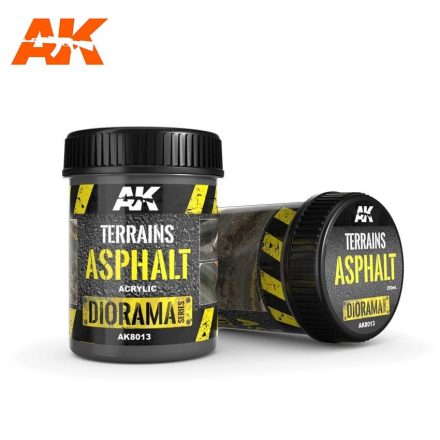 Vignettes texture products - TERRAINS ASPHALT - 250ml (Acrylic)