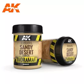   Vignettes texture products - TERRAINS SANDY DESERT - 250ml (Acrylic)