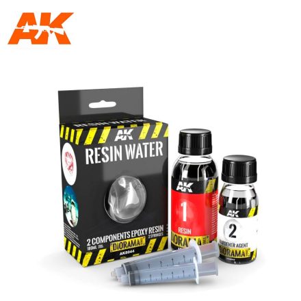 Vignettes texture products - RESIN WATER 2-COMPONENTS EPOXY RESIN-180ml