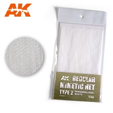 Nets - REGULAR CAMOUFLAGE NETType 2 PERSONALIZED WHITE