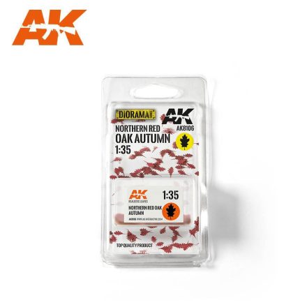 Realistic leaves - NORTHERN RED OAK AUTUMN 1:35 (High Quality)
