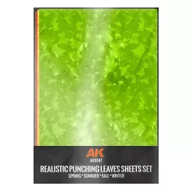   Tools - PUNCHING LEAVES SHEETS SET (4 units of A4-size sheets)