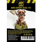 Realistic leaves - MAPLE AUTUMN LEAVES - 28 mm. 1/72 (Bag 7 gr.)