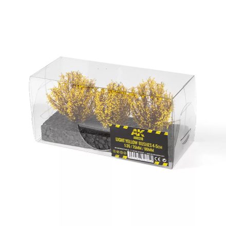 Shrubs & Bushes - LIGHT YELLOW BUSHES 4-6CM