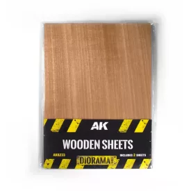 WOODEN SHEETS Includes 2 Sheets