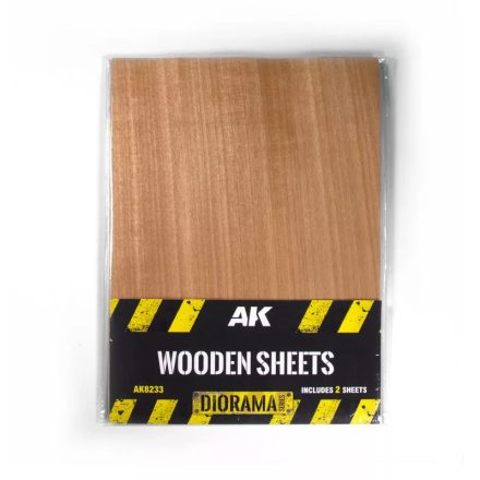 WOODEN SHEETS Includes 2 Sheets