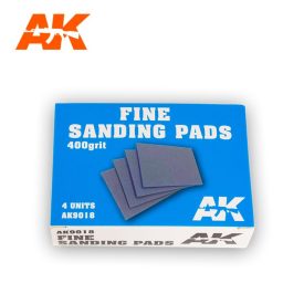Sandpaper - Fine Sanding Pads 400 grit. 4 units