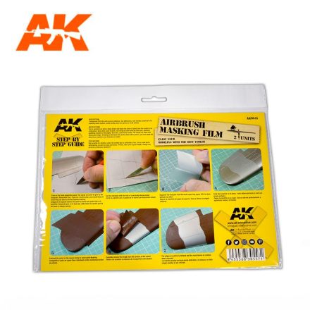 Masking Tape - PLANTILLA DE MASCARA PARA AEROGRAFÍA (2 UNID TAMAŃO A4)