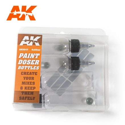 Complements - Paint Doser Bottles 4x60 ml