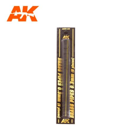 Building material - BRASS PIPES 0,3mm, 5 units