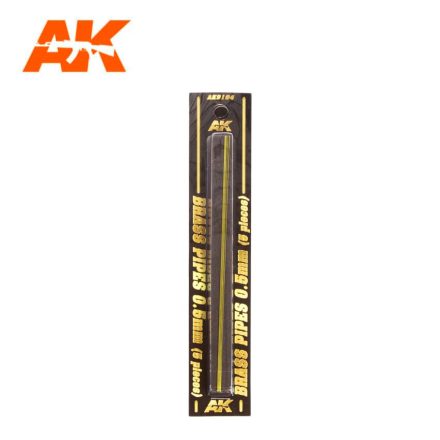 Building material - BRASS PIPES 0,5mm, 5 units
