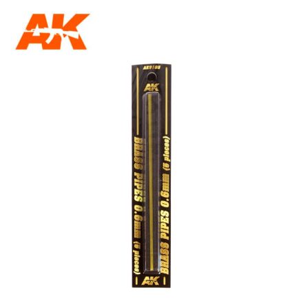 Building material - BRASS PIPES 0,6mm, 5 units