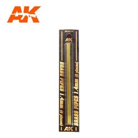 Building material - BRASS PIPES 1,4mm, 5 units