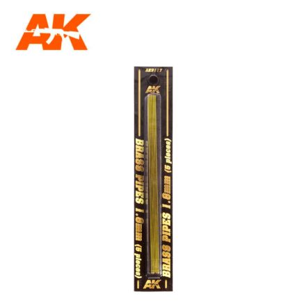 Building material - BRASS PIPES 1,8mm, 5 units