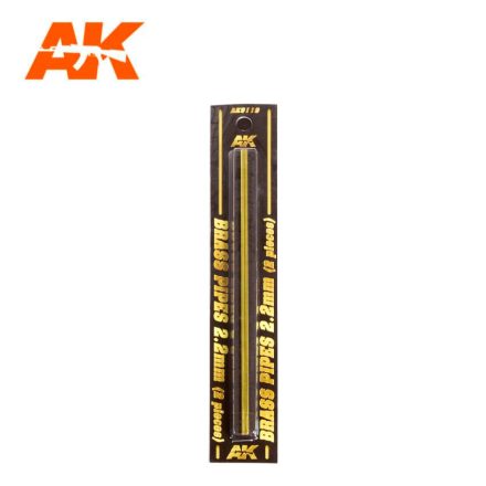 Building material - BRASS PIPES 2,2mm, 2 units