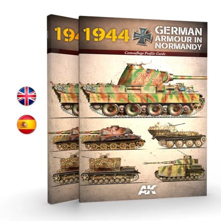 Book - 1944 GERMAN ARMOUR IN NORMANDY Camouflage Profile Guide - EN