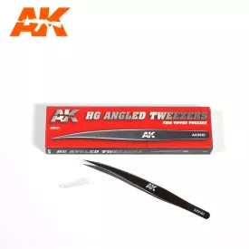 Tools - HG ANGLED TWEEZERS 01 (THIN TIPPED)
