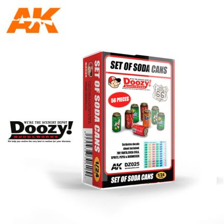 Accesories - SET OF SODA CANS