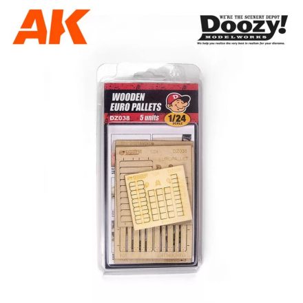 Accesories - WOODEN EURO PALLET 1:24