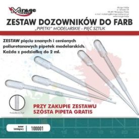 Tools - Modellers Pipettes 2ml (5+1 Pcs)