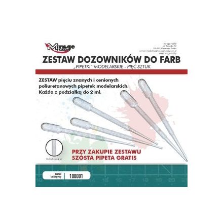 Tools - Modellers Pipettes 2ml (5+1 Pcs)