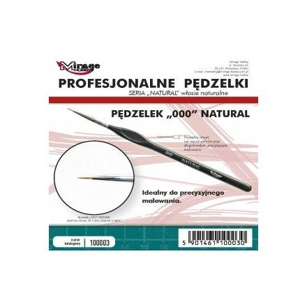Brush - Natural Size 000
