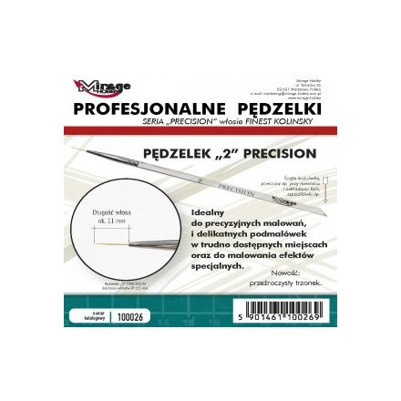 Brush - Precision Kolinsky Size 2