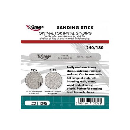 Sanding Stick - Double Grid 180/240