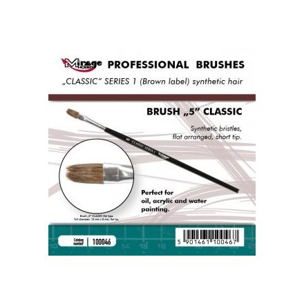 Brush - Flat High Quality Classic Series „1”  Size 5