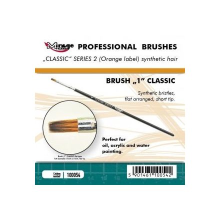 Brush - Flat High Quality Classic Series „2”  Size 1