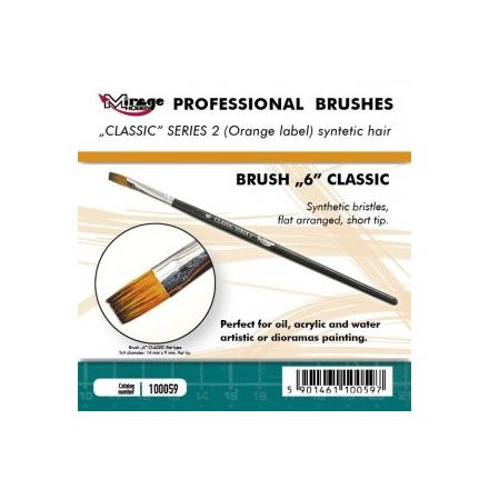 Brush - Flat High Quality Classic Series „2”  Size 5
