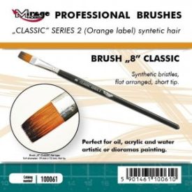 Brush - Flat High Quality Classic Series „2”  Size 8