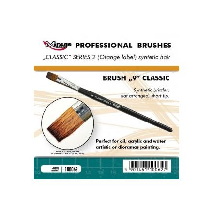 Brush - Flat High Quality Classic Series „2”  Size 9