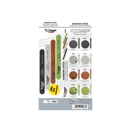 Sanding Stick - Optimal Set [4Pcs/8 Stages]
