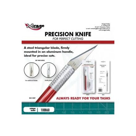 Tools - Precision Knife +  5 Blades (Red)