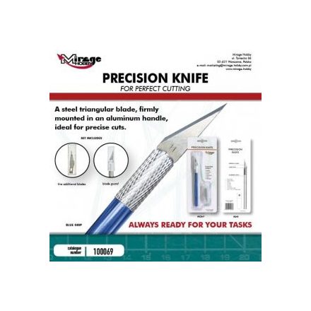 Tools - Precision Knife +  5 Blades (Blue)