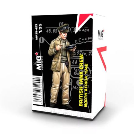 Resins - BRITISH TANK CREWMAN EATINGNORTH AFRICA 1942 1/35