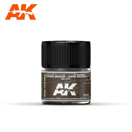 Real Color Paint - Dunkelbraun-Dark Brown RAL 7017  10ml