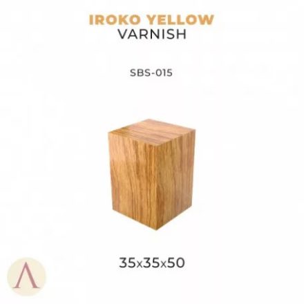 SBS-015 Complements IROKO YELLOW VARNISH-35X35X50