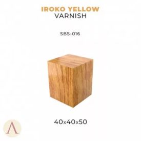 SBS-016 Complements IROKO YELLOW VARNISH-40X40X50