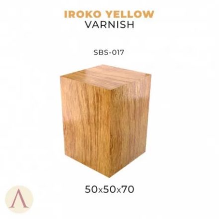 SBS-017 Complements IROKO YELLOW VARNISH-50X50X70