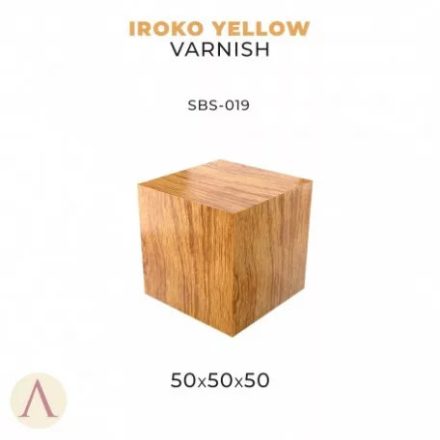 SBS-019 Complements IROKO YELLOW VARNISH-50X50X50