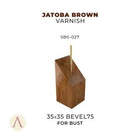 SBS-027 Complements JATOBA BROWN VARNISH-35X35 BEVEL 75 BUST