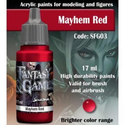 SFG-03 Paints MAYHEM RED