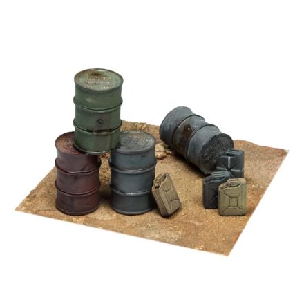 GERMAN SUPPLIES - FUEL DRUMS AND JERRYCANS