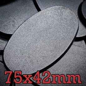 75x42mm Oval Base